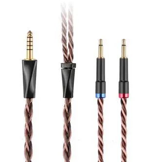 FAAEAL 8N OFC German Copper Cable Wire Compatible with Sony MDR Z1R MDR Z7M2 Hifiman HE560 HE4XX Meze Audio Denon AH-D7200 Headphones 4.9ft 4.4mm