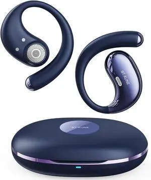 Open Ear Bluetooth Headphones, Ear Hook Headphones, Wireless Ear Buds with Earhooks, Touch Control Earphones Sport Headsets for Running, Hiking & Outdoors