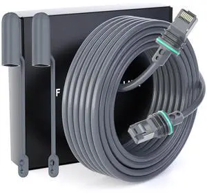 Starlink Gen 3 Cable, 75FT/23M Satellite Replacement Standard V3 Cable for Starlink Rectangular Satellite Gen 3 Standard Starlink Cable Extension Starlink Accessories Waterproof - Gray