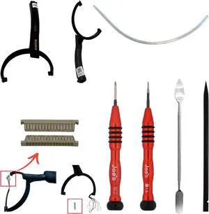 OEM Replacement for Sony Headphones WH-1000XM5 XM5 Headband Hinge Swivel + Repair Tools + 16-Pin Connector + Clear Tube [Right Side] (Black) - Parts