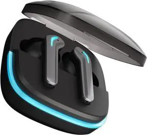 Wireless Earbuds Gaming Bluetooth 5.3 Headphones with Mic, Deep Bass, ENC Noise Cancelling, 40h Non-Stop Playback,Touch Controls, Fast Charging, IPX5 Waterproof, for iPhone Android Gym Travel Work