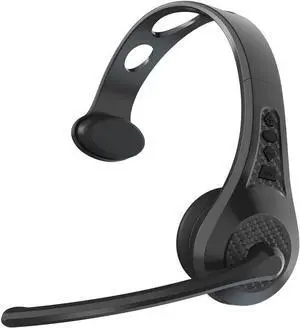 RoadWarrior RW1 Trucker Bluetooth Headset  ENC Mic, 100ft Wireless Range, IP54 Water Resistant, Road Ready Comfort, Right/Left Wear, Volume Controls, On-Ear Fit, Black Wireless Headset for Truckers