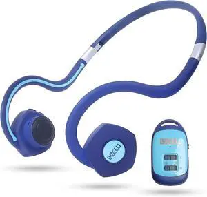 Wireless Bone Conduction Headphones - 12H Playtime, Open-Ear Design, Individual Volume Adjustment