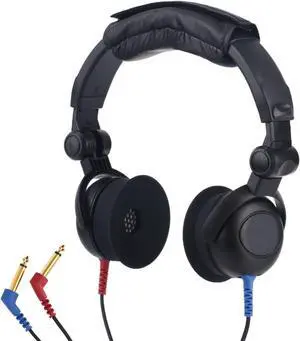Audiometer Earphone, Air Transducers Headsets Headphone, Audiometric Air-Conduction Headphones for TDH39 and DD45