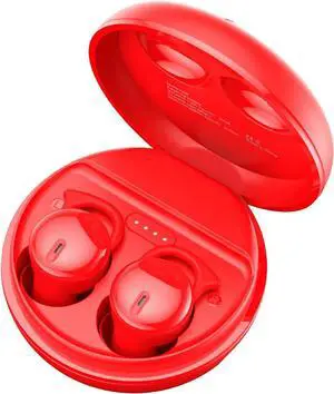 Invisible Sleep Headphones,Sleep Earbuds for Side Sleepers,Sleeping Earbuds Comfortable Noise Blocking, Bluetooth 5.3 Wireless Headphones for Sleeping,Running,Driving,Hiking - Red 2