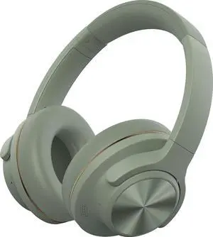 AVIOT WA-V1 High-Resolution Wireless Headphones with Adaptive Hybrid Noise Cancelling | Up to 120 Hours Playback | Superior Sound Quality and Comfort | Foldable Design (Khaki)