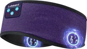 Sleep Headband Headphones Non-Slip Stretchy Wireless Bluetooth Sleep Headphones for Men & Women Perfect for Sleep Running Fitness Yoga Cycling