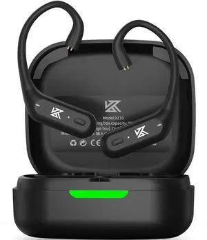 KZ XZ10 True Wireless Earhook Adapter for in-Ear Monitor Headphones, Bluetooth 5.3 Supports aptX Adaptive Codec, 72H Long Battery Life with Charging Case, & One Click Control