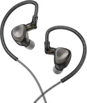 RA15 in Ear Monitor Earphones Wired Earbuds-HiFi Headphones for Musicians,Audiophiles,All Metal Casing with Replaceable Tuning Tubes, Single Dynamic Driver,Secure Fit 2 pin OFC Cable