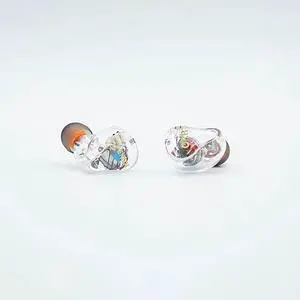 PENON ORB Balanced Armature + Dynamic Driver Hybrid 2Drivers Monitor with 2Pin 0.78mm 4 Shares OCC Silver-Plated Cable HiFi in-Ear Earphone Audiophile IEM (ORB, 3.5mm Audio)