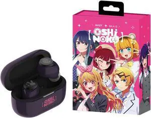 AVIOT TE-V1R-ONK OSHI NO KO Collaboration Wireless Earbuds, Special Package, Design, Japanese Special Voice, Adaptive Noise Cancelling, Wireless Charging Case, Bluetooth 5.3