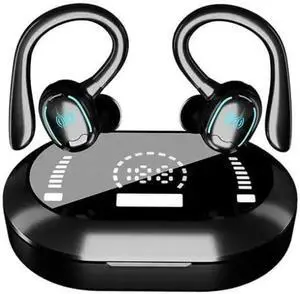 Wireless Ear-Hook TWS Earphones Bluetooth Earbuds Over The Ear Headphones Compatible with Samsung Galaxy Tab S10 FE 10.9"/Tab S10 FE Plus 13.1", True Stereo Charging Case Hands-Free Mic Headset