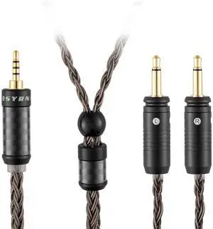 2.5mm Balanced Headphone Cable Compatible with Focal Clear MG, Stellia, Celestee, Elear, Elegia, Elex, Radiance 16 Core Upgrade Replacement Cord (with 2.5mm Balanced, 1.5Meters/5ft)