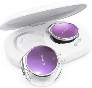 Open Ear Headphones Bluetooth 5.4, Sport On Ear Headphones Wireless, Water-Drop Shaped Noise Cancelling Clip On Headset Bluetooth with Long Battery Life, Comfort Fit 4 Microphones Earphones