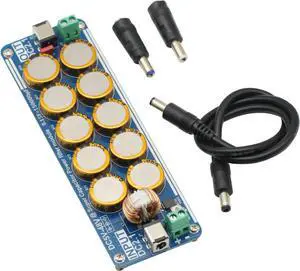 5V-48V 10A Supercapacitor Filter Board Linear Switching Power Supply for Raspberry Pi Headphone Amplifier DAC Amplifier