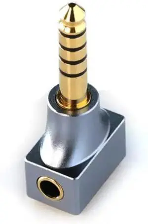 DJ30A 3.5mm Female to 4.4mm Male Earphone Plug Adapter, Apply to 3.5mm Headphone Cable from 4.4 Output