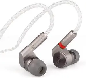 TIN Audio T2 in Ear Monitor, 2DD Double Dynamic Driver IEM Earphones, HiFi Wired Earbuds, with Metal Cavity, Detachable 2pin Audio Cable for Audiophiles Musicians