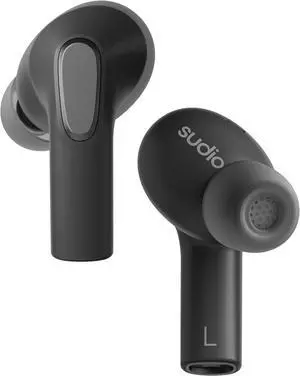 Sudio E3 Wireless Earbuds with Bluetooth 5.3, Hybrid ANC, Microphone, Codec AAC, 30h Playtime, Wireless and USB Type-C Charging, Sweat and Splash Resistant
