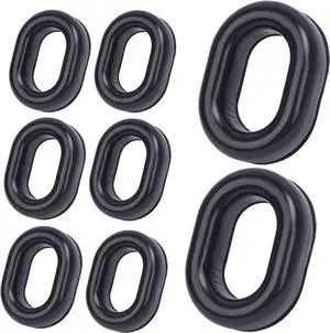 WODASEN 4-Pairs Replacement Gel Ear Pads for David Clark H10-60 H10-20 H10-30 Aviation Headset Cushions Hearing Protectors Headphones Covers with Noise Isolation Soft Memory Foam Pad (4 Pack)