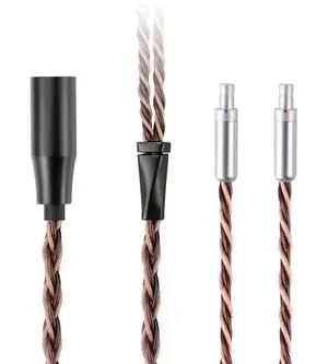 FAAEAL 8N OCC German Copper Cable Wire Compatible with Sennheiser HD800 HD800s HD820 HD820s HD8XX Dharma D1000 Headphones 2m/6.5ft 4PIN-XLR