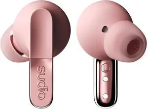 sudio N3 Pro Wireless Earbuds  Active Noise Cancelling (ANC), 30-Hour Playtime, Sweat & Splashproof, Eco-Friendly Design with Recycled Materials, Comfortable Fit, Premium Metallic Finish (Pink)