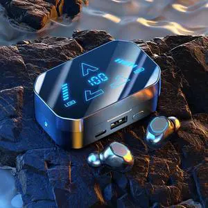 Flip Cover Smart Noise Reduction Wireless Calling Bluetooth Headphones, True Bluetooth 5.3 in Ear Headphones Built-in Microphone Sound Earbuds for Bluetooth-Enabled Cell Phones A1