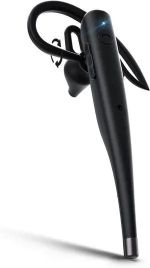 bluetooth headset bluetooth earpiece noise cancelling bluetooth headset for cell phones handsfree 10H one ear wireless headphones with microphones bluetooth phone earpiece one button mute (Black)