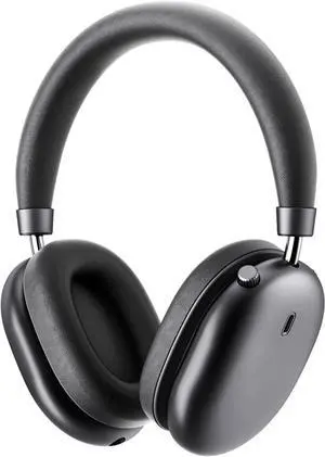 Nano Wireless Bluetooth Headphones with Adaptive Active Noise Cancellation (ANC), LDAC Hi-Res Audio, 40mm Silk Drivers, 150H, 5-Mic ENC, Wired Headset for Travel, Home Office (Dark Gray)