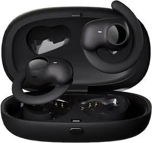 Earless Out of Ear Headphones Bluetooth Outer Open Ear Wireless Headphones Outside The Ear Open Ear Buds Earbuds Wireless Ear Hanging Bluetooth Headset Bone Air Conduction Earbuds Black