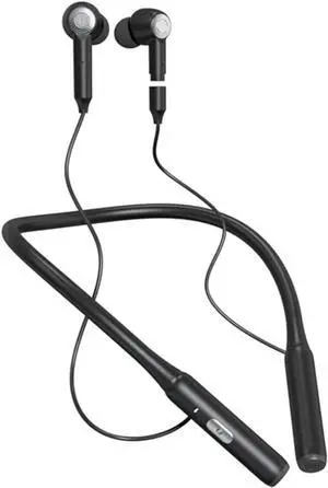 IKXO Sports Bluetooth Headset V5.3 Wireless Bluetooth Earbuds Neckband Headphones,ANC Active Noise Cancellation & ENC Call Noise Cancellation,Waterproof and Sweatproof for Working Workout,Black