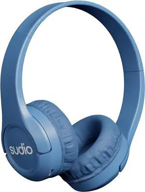 Sudio K1 Kids Wireless Headphones - Safe Volume Limit, Lightweight, Adjustable Fit, Bluetooth 5.0, Long Battery Life, Ideal for Children - Comfortable Over-Ear Design. (Blue)