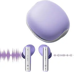 Purple Active Noise Canceling Earbuds Wireless Bluetooth Best Noise Cancelling Earbuds Earphones For Sleep Noise Reduction Ear Buds Noise Cancellation Bluetooth Headphones Noise Canceling Sleeping