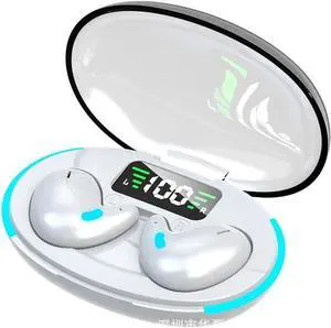 Micool Invisible Sleep Wireless Earbuds, Ipx5 Waterproof Bluetooth Earphones, Lightweight Sleep Headphones Bluetooth 5.3, Painless Sleep Earphones for Sensitive Sleeper with Long Battery Life