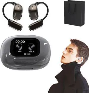 Circularite Ear Buds, IPX5 Waterproof Circularite Earbuds, Circularcite Bluetooth Earbuds, Circularite Ear Buds Touch Screen, High Sound Quality, Earbuds Noise Reduction (Black)