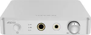 Topping A50 III Fantasy HPA for Desktop 4.4 Balanced 3.5 Single-End Power Amplifier (Silver)
