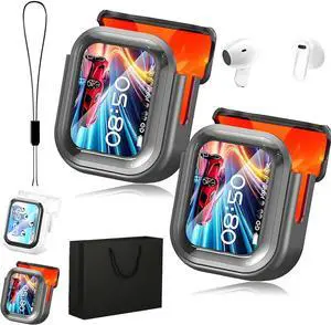 NE20 Earbuds AI Translation Earbuds Real Time, NE20 Bluetooth 5.4 Earphones LED Display High Fidelity Waterproof Wireless Earphones | Suitable for Office, Sports, Study and Audio Calls (2*Black)