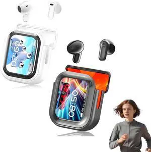 Ne20 Earbuds, Ne20 Wireless Headphones, Ne20 Ai Translation Earbuds Real Time, 48h Battery Touchscreen Noise Cancelling in-Ear Earphones for Sports for Travel Business (2PCS)