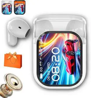 NE20 Earbuds, NE20 AI Translator & Sport Earbuds, 140 Two-Way Language Translator Earphones, 48H Battery Touchscreen Noise Cancelling in-Ear Earphones, Great for Travel Workouts (White)