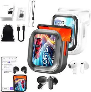 Ne20 Earbuds, LED Touch Display & Real-Time Language Translation, NE20 Bluetooth 5.4 Earphones, Earbuds Wireless Bluetooth with 140 Language AI Translator Real Time, IPX6 Waterproof (Mix)