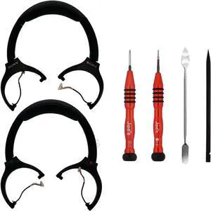 Replacement for Sony Headphones WH-1000XM4 XM4 Full Headband Assembly, Arms, Hinge, Swivel, Headband Leather, 14-Pin, Main Wire, Complete (Black) Spare Parts - Repair Kit
