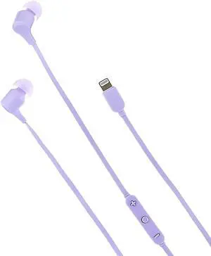 Earphones with Lightning Connector, Lilac, Lightning Connector are A Great Option for Anyone Looking for A Reliable and Easy-to-Use Earphone Solution.