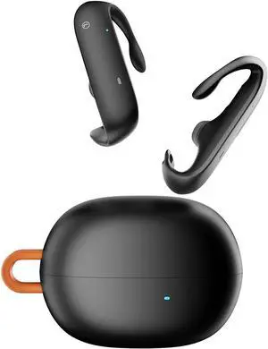 Sports Open Earbuds,Heavy bass Non In Ear Bluetooth Headphones,Comfortable Open Ear Wireless Earphones with High Fidelity Sound,Immersive experience low-frequency unit ear bud with HD mic,28H Play