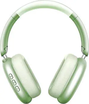 Wireless Noise Cancelling Headphones, 48-Hour Battery, Bluetooth 5.3, Active ANC, Green