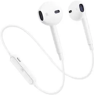 Bluetooth Earphones with Dual in Ear Design(White,Bags)