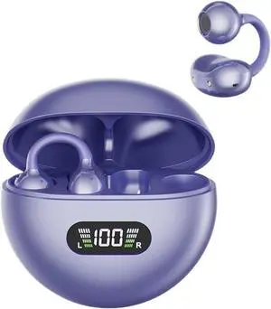 Non in Ear Bluetooth Earphones(Xiaguangpurple)