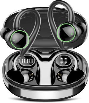 TRAUSI Open Ear Wireless Earbuds Bluetooth Headphones, 50Hrs Playtime