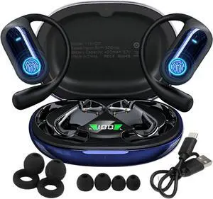AI Translation Earbuds Real Time with Free Ear Plugs Gift - Premium 168-Language Translator, Bluetooth 5.4,IPX4 Waterproof,4 in 1 Smart Mode Function,Multi-Form-Factor,50 H Battery | No Subscription