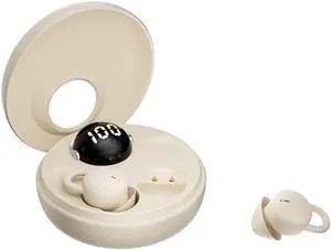 Bluetooth 5.4 Sleep Earbuds with 28-Hour Battery Life  Sleep Earbuds for Side Sleepers, Noise-Canceling Microphones, & Comfortable All-Night Wear