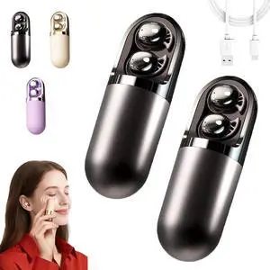 S13 Vibration Massage Bluetooth Headphones, S13 Bluetooth Headphones, Bluetooths 6.0 Wireless Sleep Earbuds, Waterproof Vibration Earphone Case (Black*2)