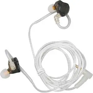 Hybrid Driver HiFi Monitor Earphone Resin Cavity 500D Nylon Wire for Studio Use Black Color 2 Pairs